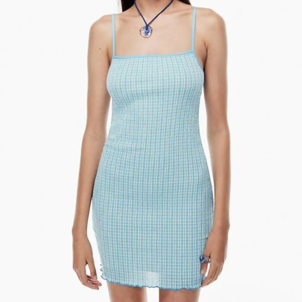 aritzia wilfred jazz mini dress